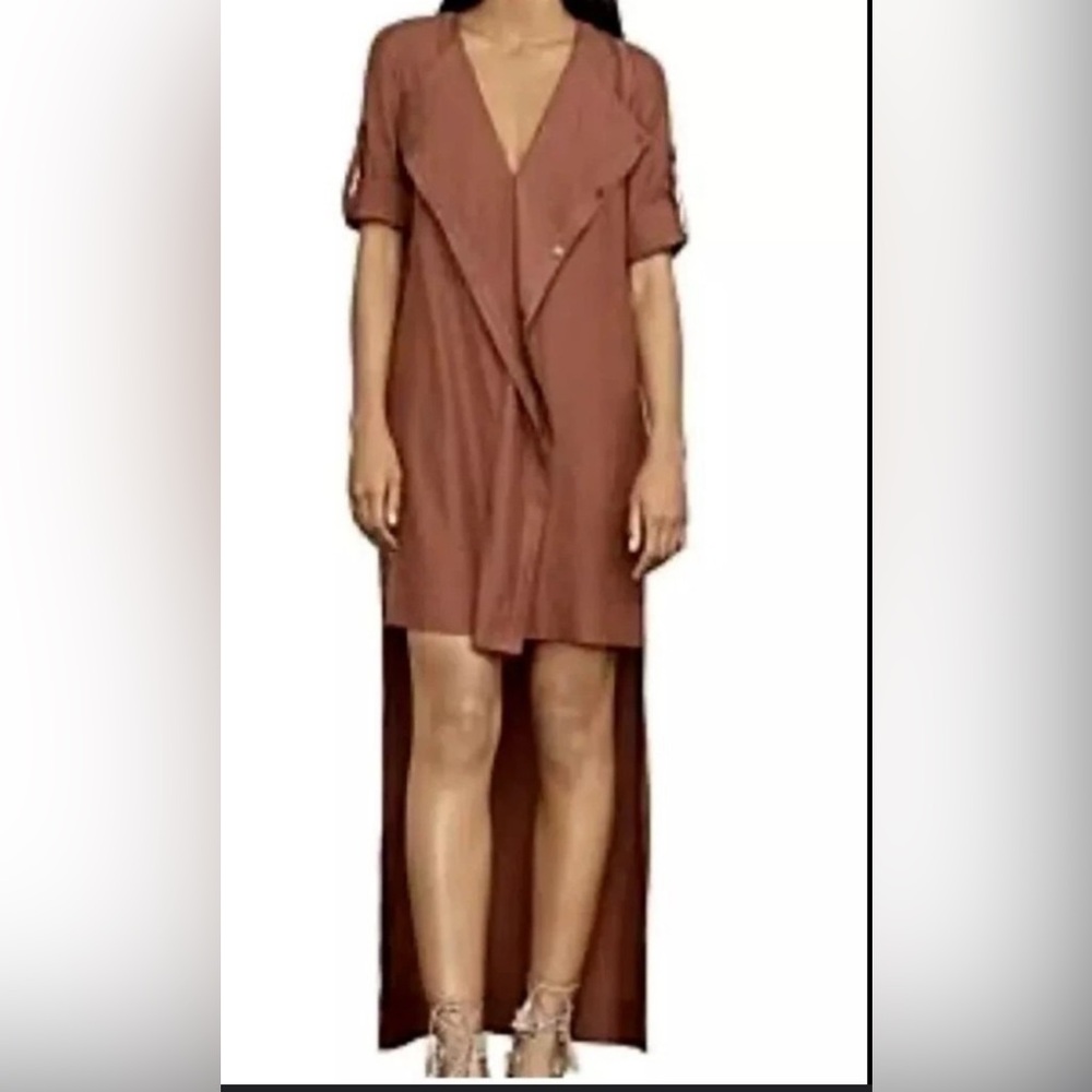bcbgmaxazria gabriella high low dress